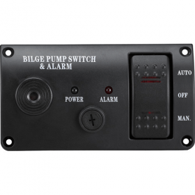 Bilge Pump Switch Panel Auto/Off/Manual  Rocker Switch 12 volt with ALARM