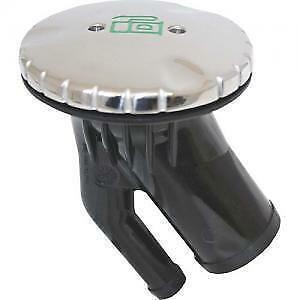 Deck Filler 38mm Diesel Boat Marine Stainless Lid Angled 1 1/2"