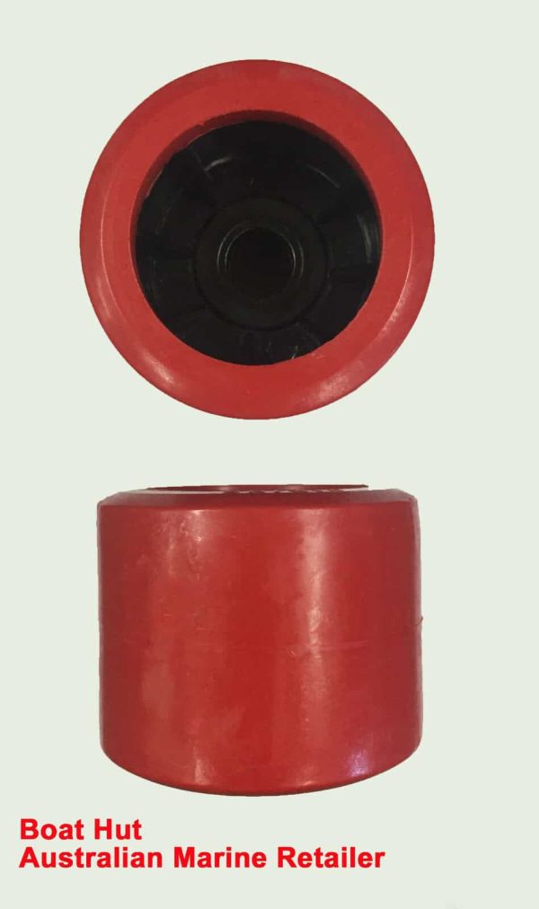 Red Boat Trailer Wobble Roller 4" Smooth suit pin size 3/4" 20mm