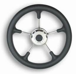 Wheel Bosun Five Spoke Black 320mm Inc Med