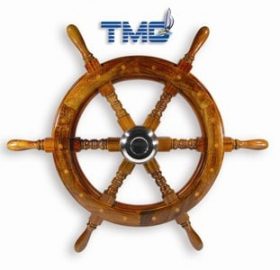Wheel Trad Timber Six Spoke 615mm