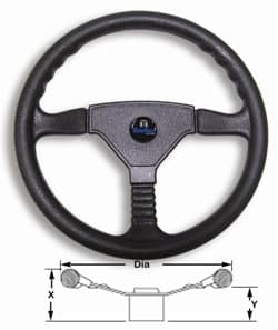 Wheel Champion Dlx Black Pvc 340mm Inc Med