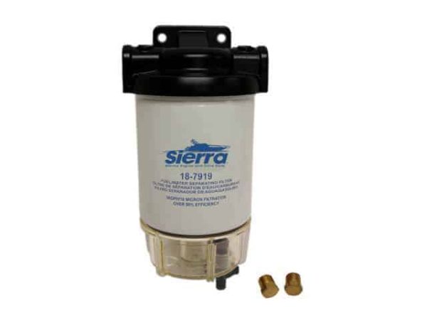 Sierra Fuel Filter Alloy Head 1/4Npt Clear Bowl
