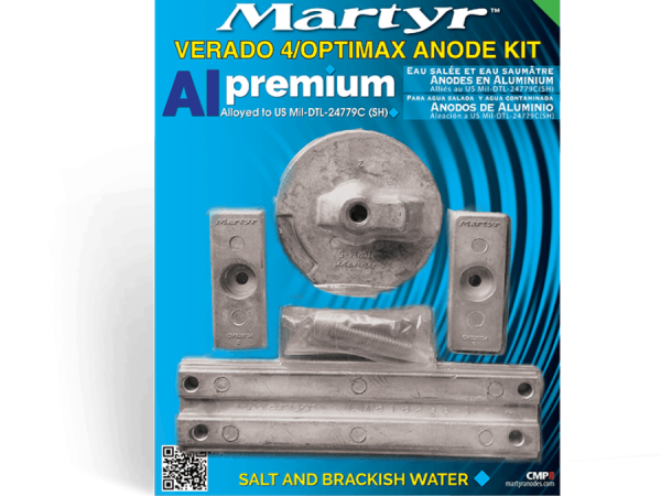 Martyr Verado 4/V4/V6 Mercury/Mercruiser Anode Kit CMVERADO4KITA