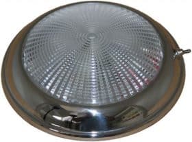 LED Dome Light - Low Profile Stainless Steel 12 Volt 98 Lumen