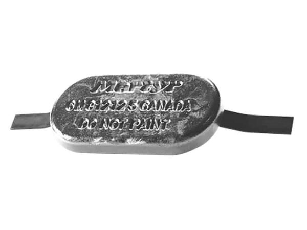 Martyr Oval Anode With Strap 305x150x32mm CM812125GA