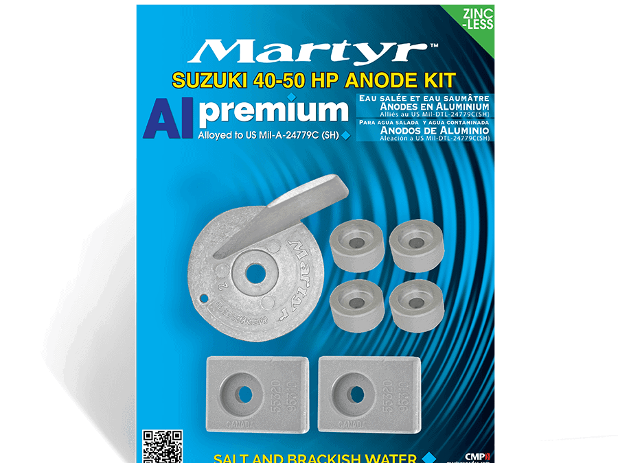 Martyr Suzuki 40-50HP Aluminium Anode Kit CMSZ4050KITA