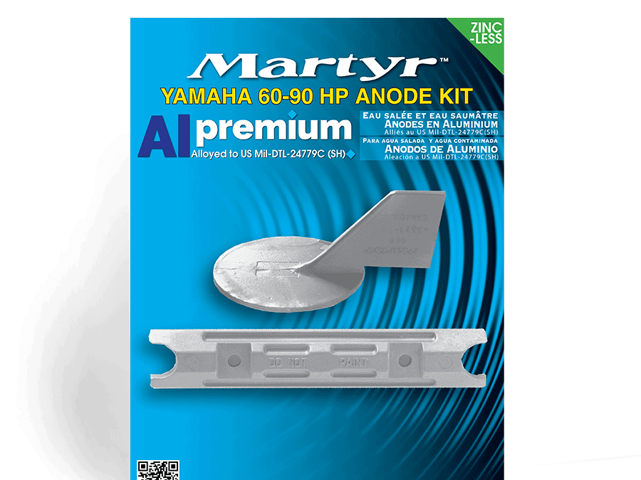 Martyr Yamaha 60-90HP Outboard Aluminium Anodes Kit CMY6090KITA