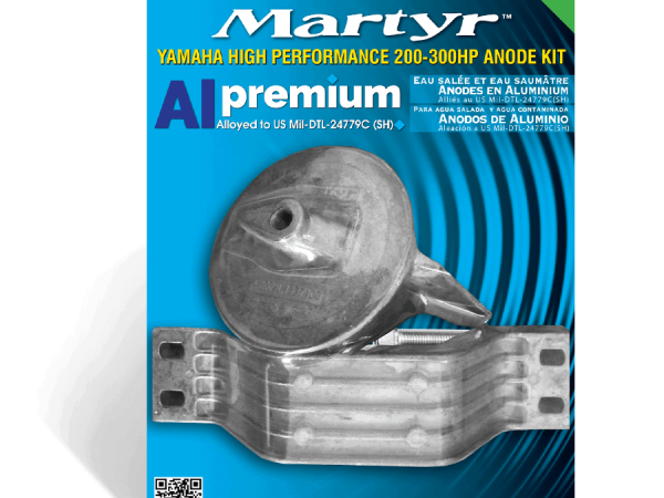 Martyr Anode Kit Aluminium Yamaha 200-300HP H/Perf CMYHP200300KITA