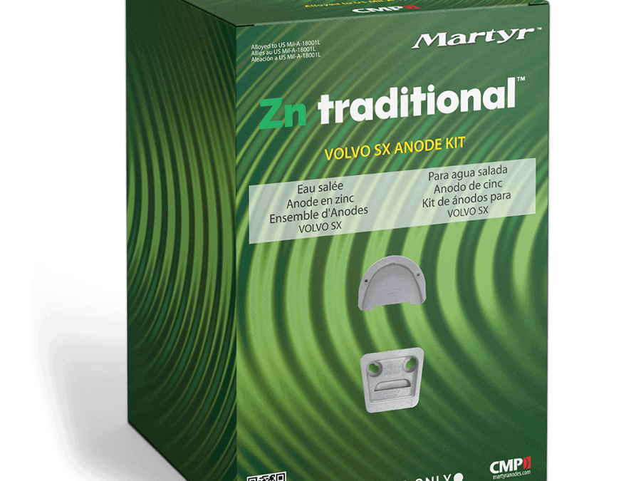 Martyr SX & DPSM Volvo Penta Zinc Anode Kit CMSXKITZ