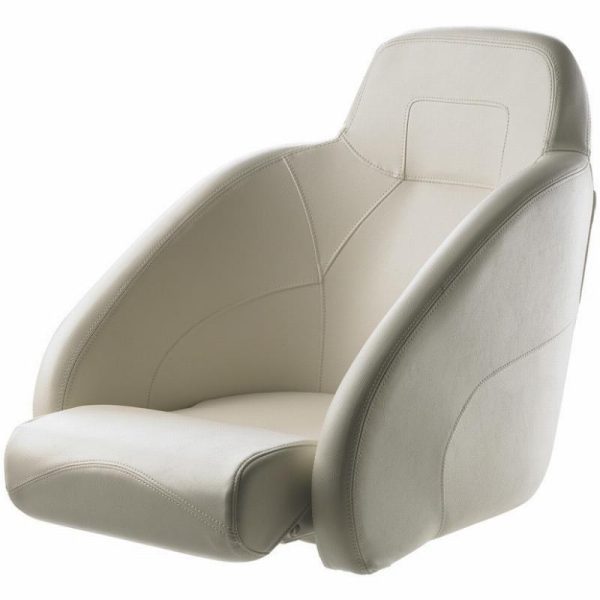 VETUS Boat Seat - QUEEN in White / CHFUS