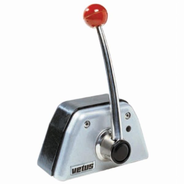VETUS - Top Mount Single Lever Control - Aluminium Housing - Red Knob / RCTOPB