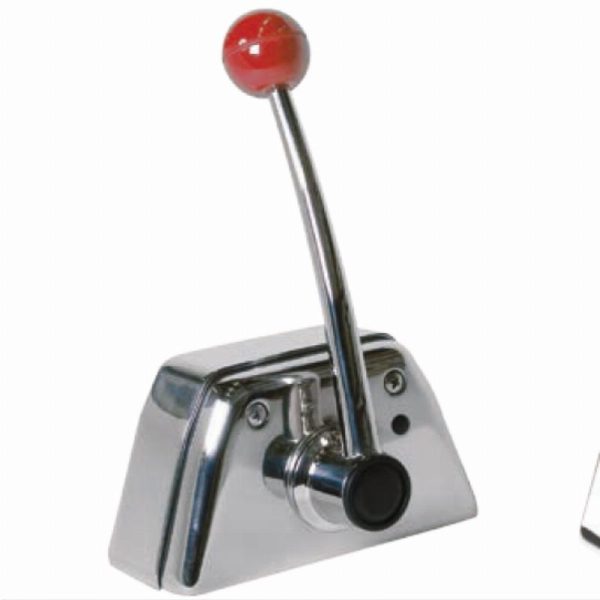 VETUS - Top Mount Single Lever Control - Stainless Steel - Knob / RCTOPS