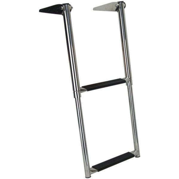 Stainless Steel Step Telescopic Ladder - Bulk Pack of 5