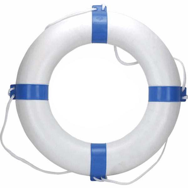 Lifebuoy Ring - Blue/White