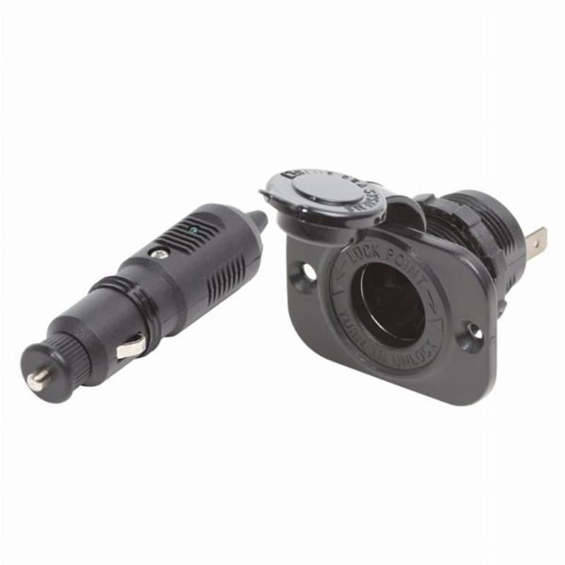 Blue Sea 12 Volt Plug with Dash Socket