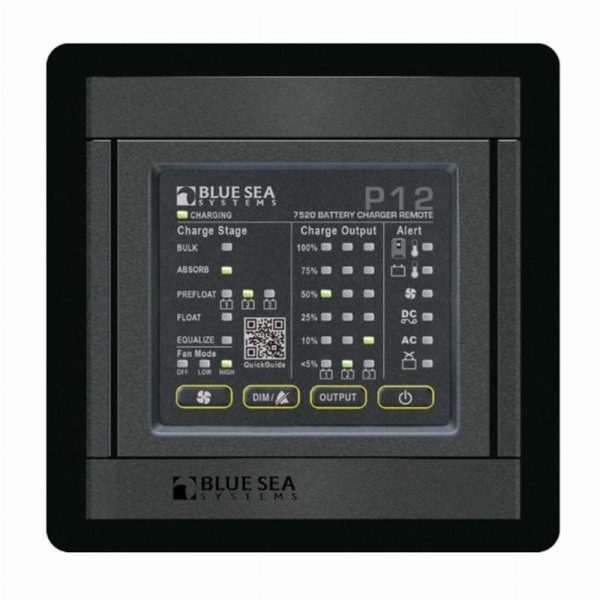 Blue Sea 360 Panel P12 Battery Charger LED Remote