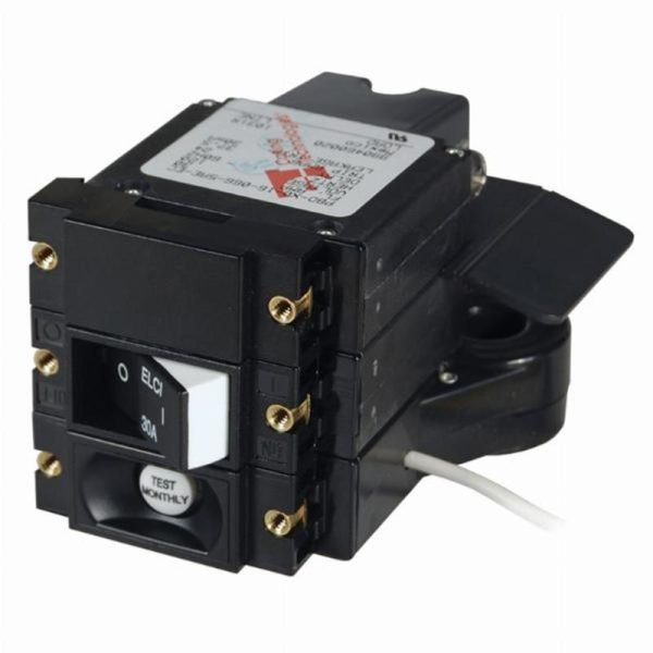 Blue Sea A-Series ELCI Main Circuit Breaker - Double Pole 120V AC 30A