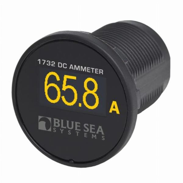 Blue Sea Mini OLED Ammeter - Yellow
