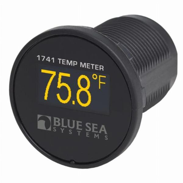 Blue Sea Mini OLED Temperature Monitor - Yellow