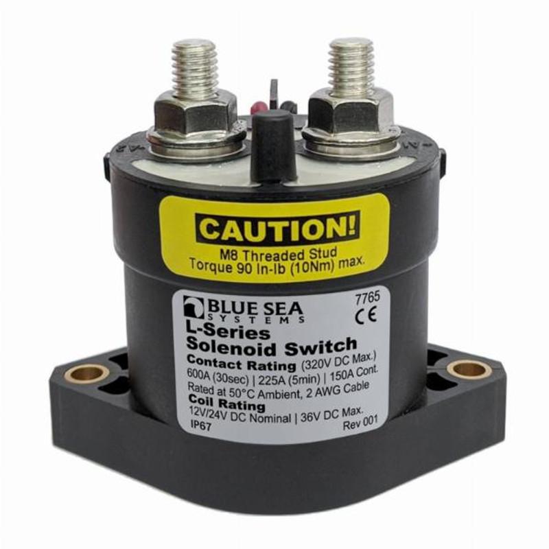 Blue Sea Solenoid L-Series - 150A 12/24V