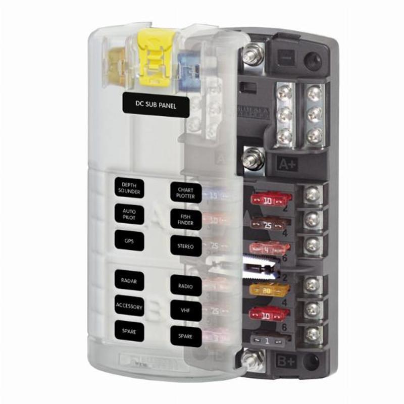 Blue Sea ST Blade Split Bus Fuse Block