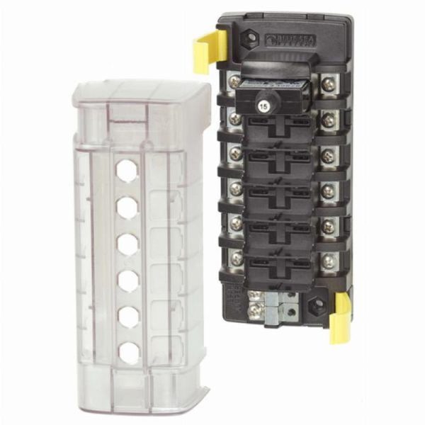 Blue Sea ST CLB Circuit Breaker Block - 6 Independent Circuits