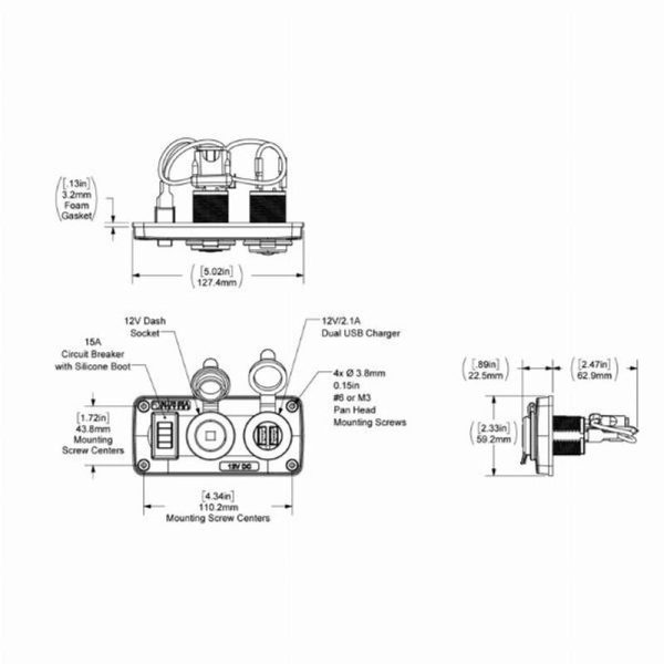 2x Blank Apertures