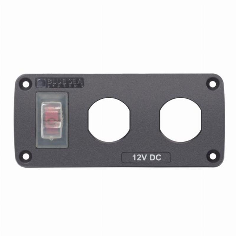 Blue Sea Water-Resistant Accessory Panel - 15A Circuit Breaker