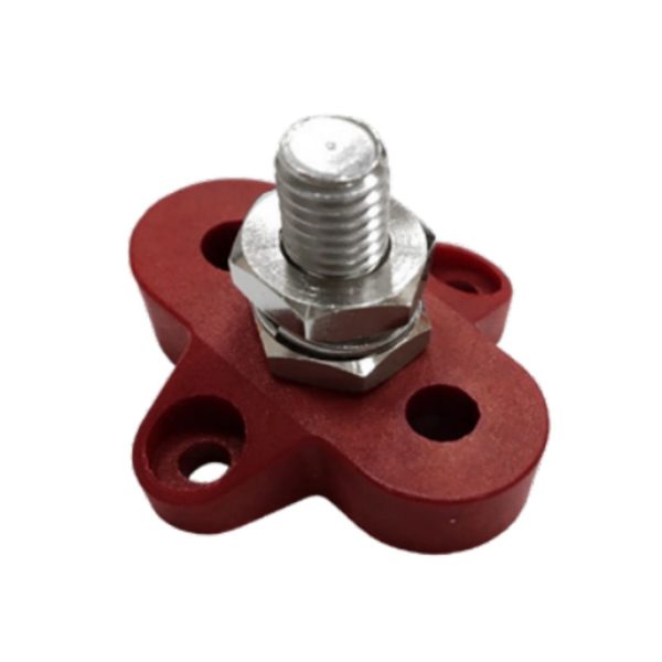 RELAXN Heavy-Duty Terminal Stud - SINGLE - M8 - Red / SAW-302222
