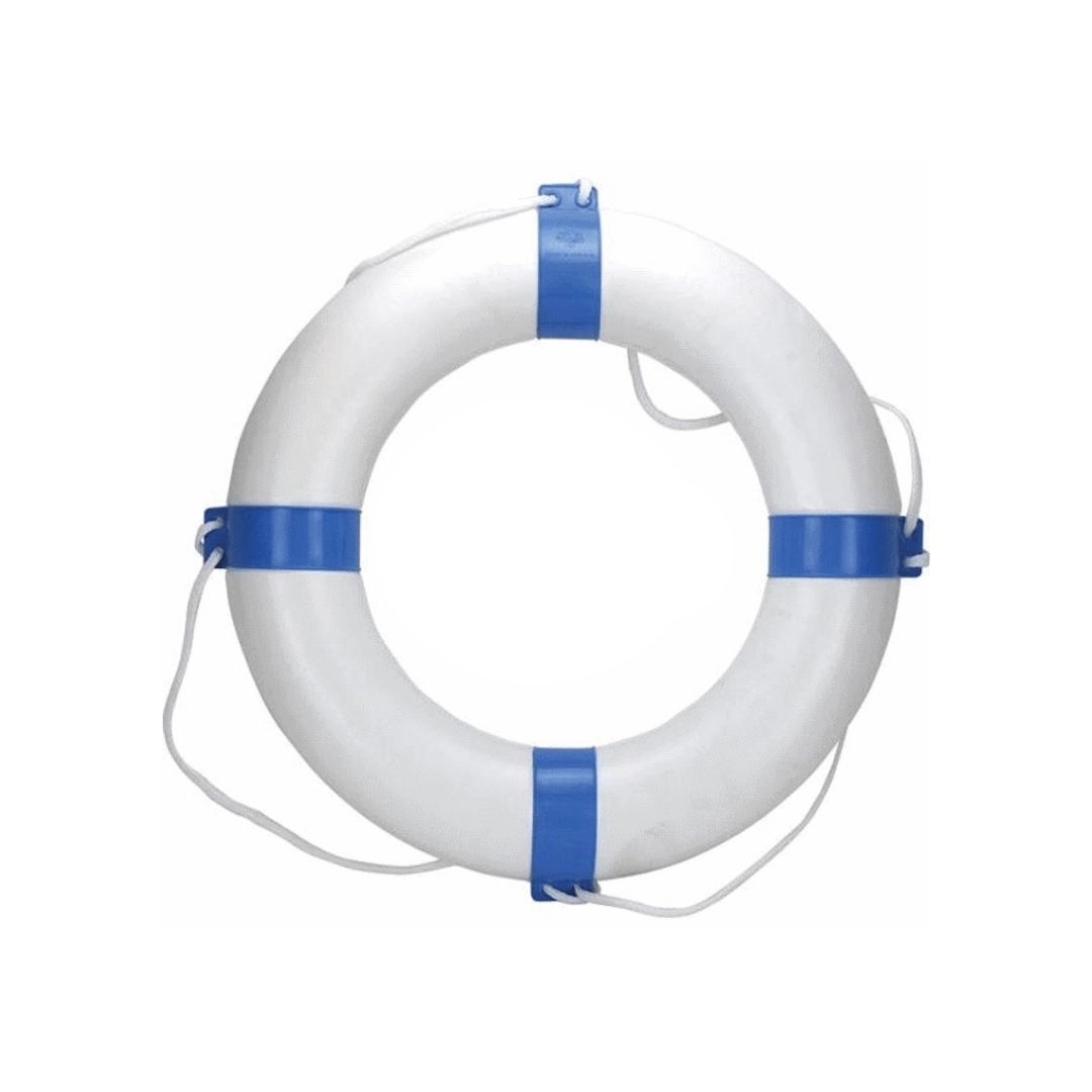 RELAXN Lifebuoy Ring in White with BLUE Stripes / SAW-50591