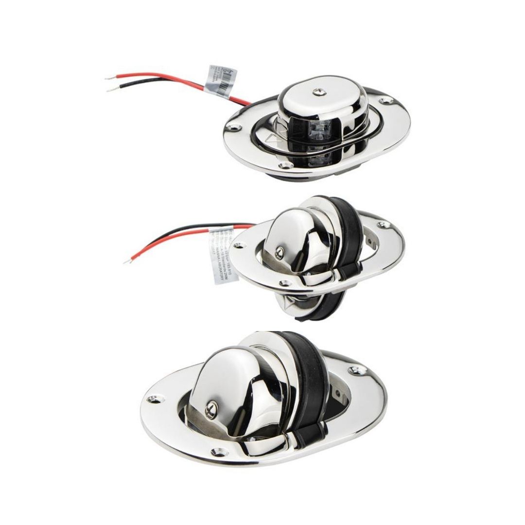 RELAXN LED Flip Navigation Light - Red and Green - 14V S/S / SAW-709490 1