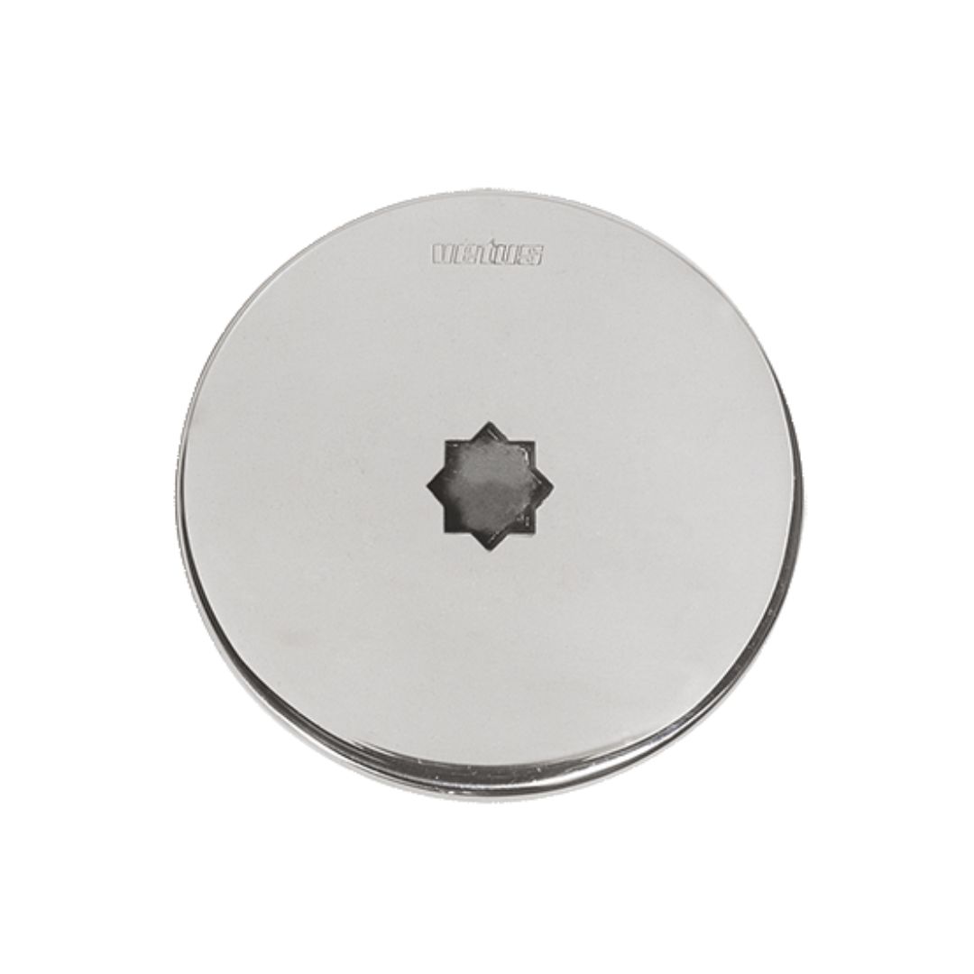 VETUS Filler Cap Slotted - Diesel Fuel - Stainless Steel for Hose 38mm / CAPF38S