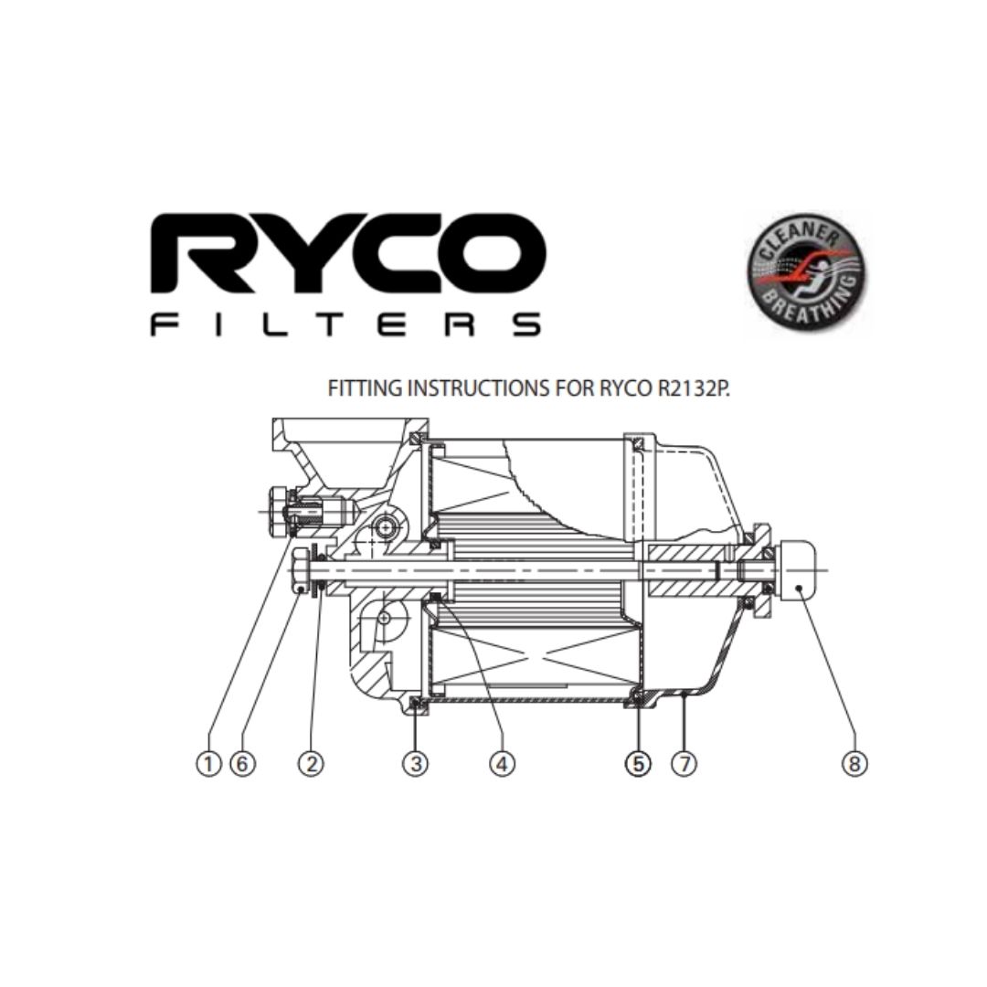 RYCO Fuel Filter - Diesel & Petrol / R2132P 2
