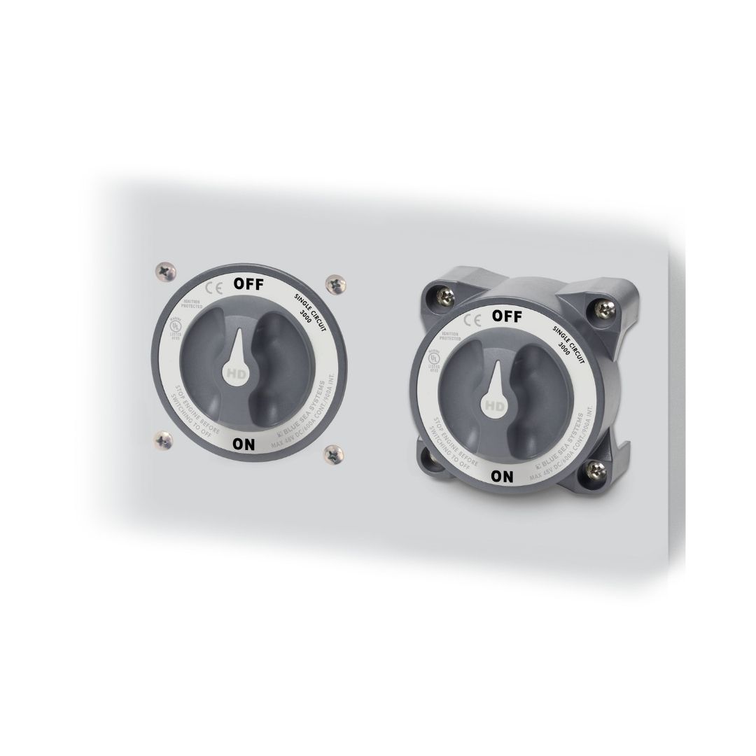 BLUE SEA HD-Series Heavy Duty 3 Position Selector Battery Switch with AFD / BS-11003 1