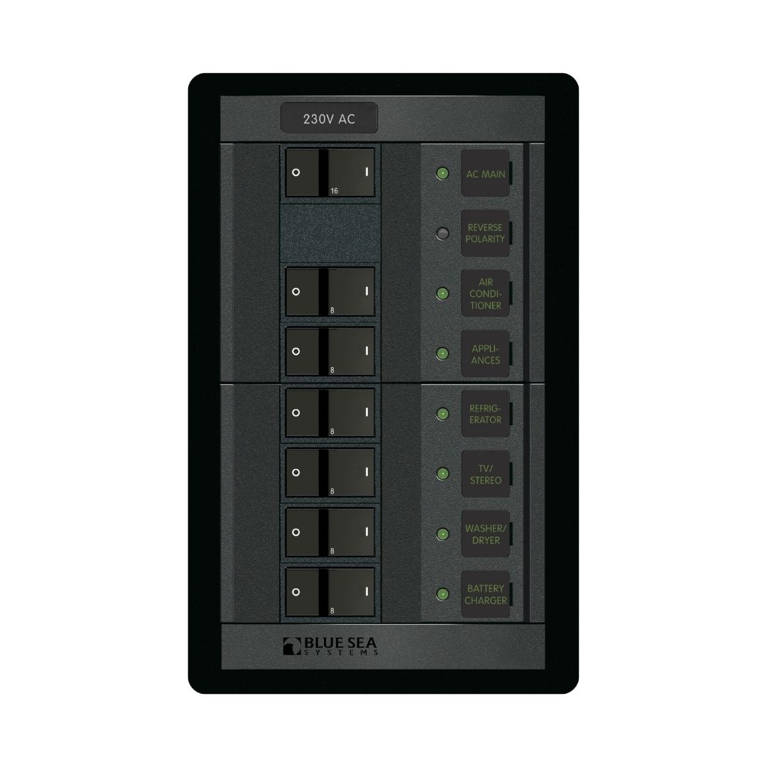 BLUE SEA 230 Volt AC Main + 6 Positions / BS-1203
