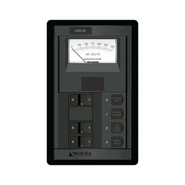 BLUE SEA 120 Volt AC Main + 2 Positions / BS-1206