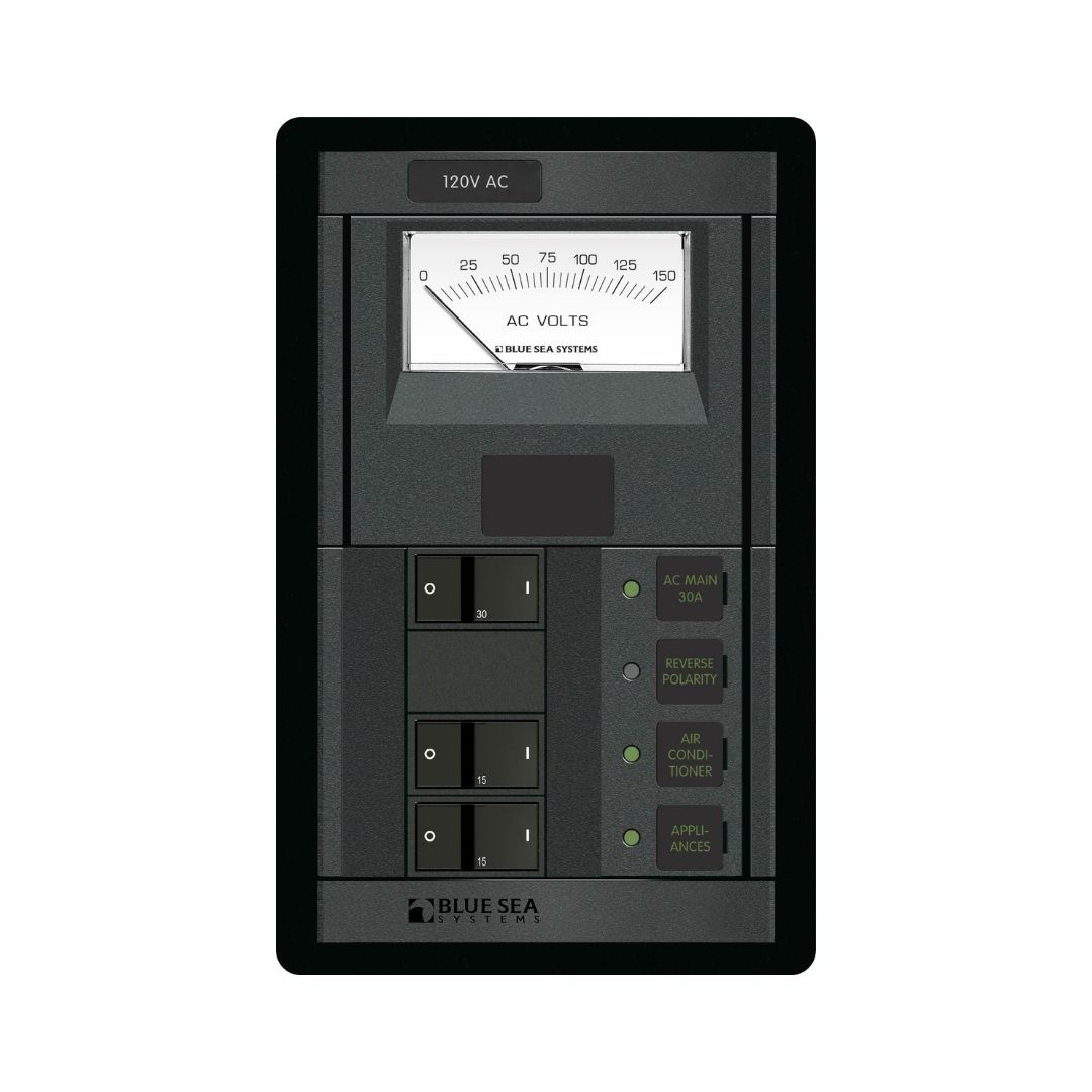 BLUE SEA 120 Volt AC Main + 2 Positions / BS-1206