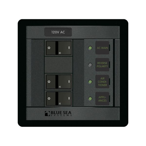 BLUE SEA 120 Volt AC Main + 2 Positions 1214 / BS-1214