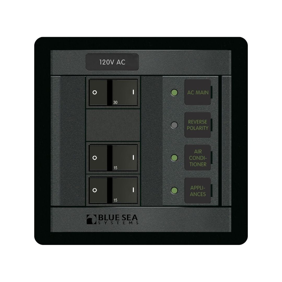 BLUE SEA 120 Volt AC Main + 2 Positions 1214 / BS-1214