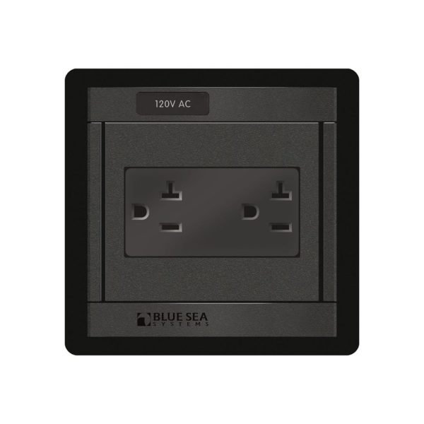 BLUE SEA 360 Panel - 120V AC Dual Outlet / BS-1479