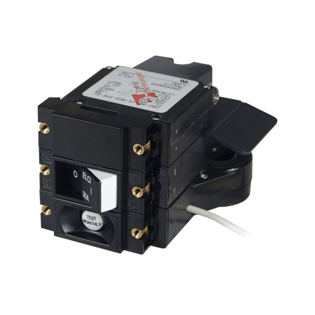 BLUE SEA A-Series ELCI Main Circuit Breaker - Double Pole 120V AC 30A / BS-3102100