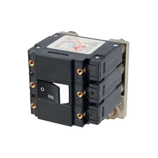 BLUE SEA C-Series Flat Rocker Circuit Breaker - Triple Pole 300A / BS-7554
