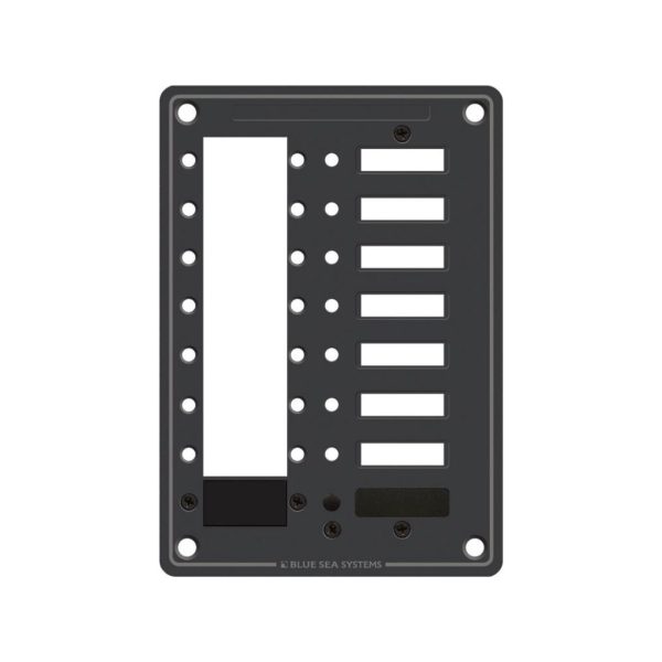BLUE SEA C-Series Toggle Circuit Breaker Mounting Panel 8 Position / BS-8087