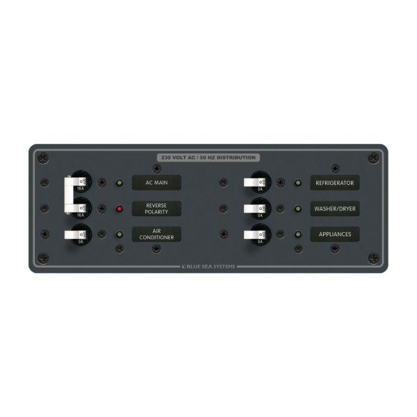 Circuit Breaker Panel AC Main 230V - Main + 4 Positions / BS-8199