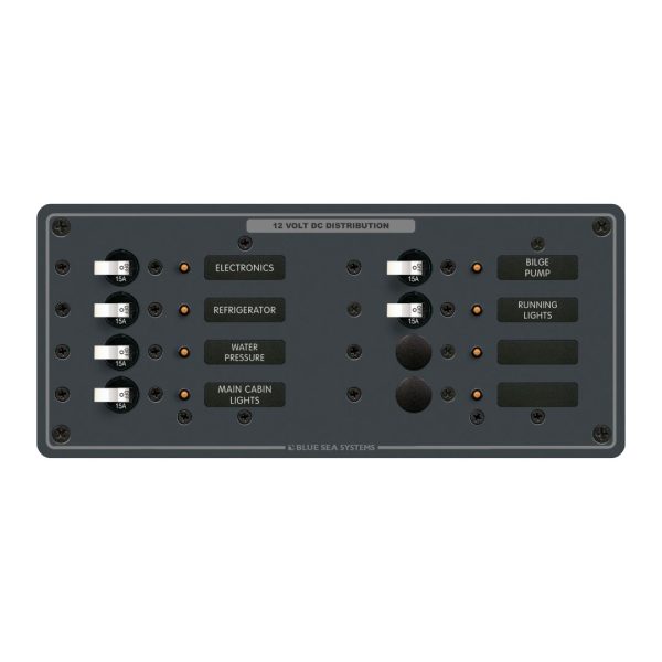 Circuit Breaker Panel DC Branch Traditional Metal - 100A per bus