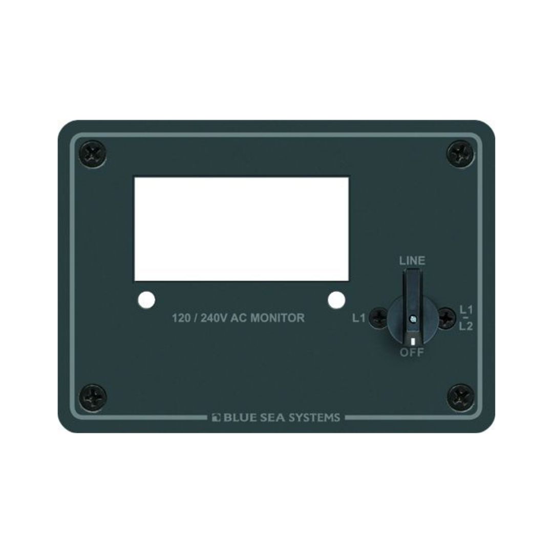 BLUE SEA Digital Meter Mounting Panel - 120/240V AC / BS-8410
