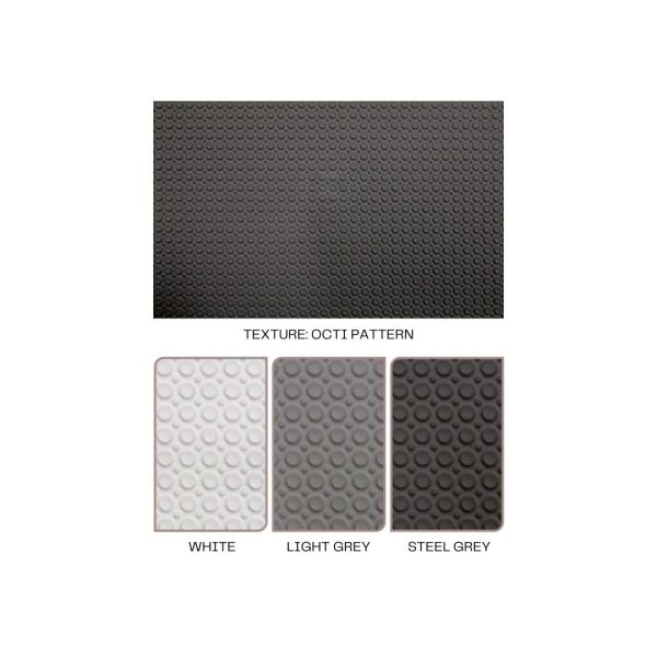 Anti-Slip Trailer Deck Tread - Octi Pattern - 310x160mm (Pair)