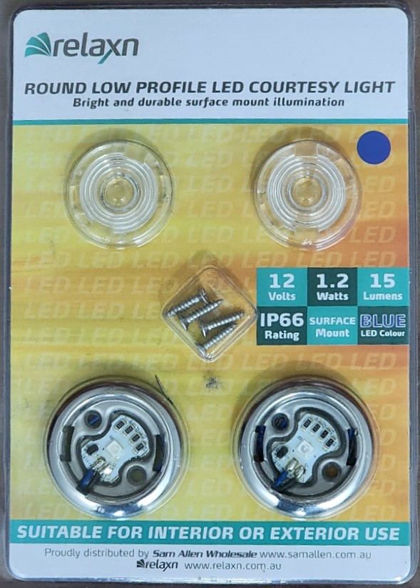 Round Low Profile LED Courtesy Light IP66 709666