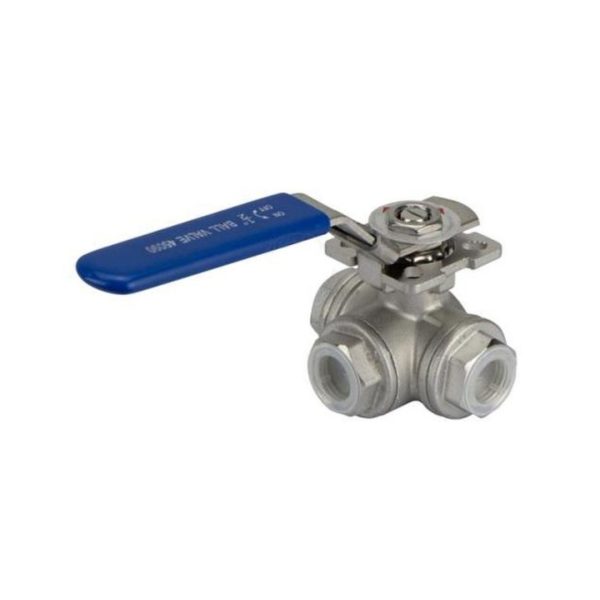 RELAXN Ball Valves in L Port BSP - 316 Stainless Steel